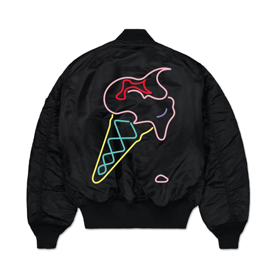 blur マジック・ウィップ・アニヴァーサリー・ブラック・ボンバー・ジャケット The Magic Whip Anniversary Black Bomber Jacket (Limited Edition